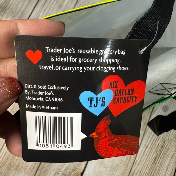 NWT Trader Joe's North Carolina Reusable Shopping Bag - Picture 8 of 9